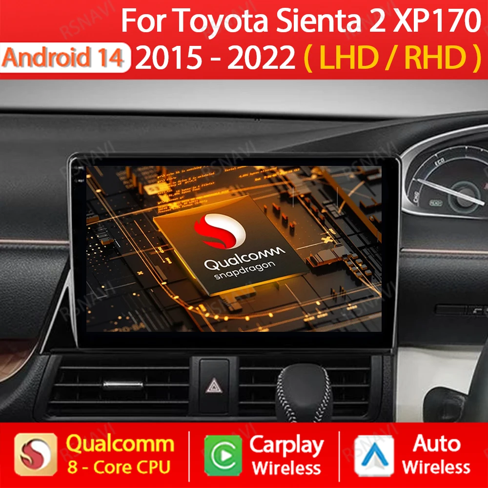 Автомобильный радиоприемник Android 14 для Toyota Sienta 2016-2019 Auto Carplay Мультимедийный стерео видеоплеер GPS-навигация DVD 2 DIN 4G WIFI
Автомобильный радиоприемник Android 14 для Toyota Sienta 2016-2019 Auto Carplay Мультимедийный стерео видеоплеер GPS-навигация DVD 2 DIN 4G WIFI