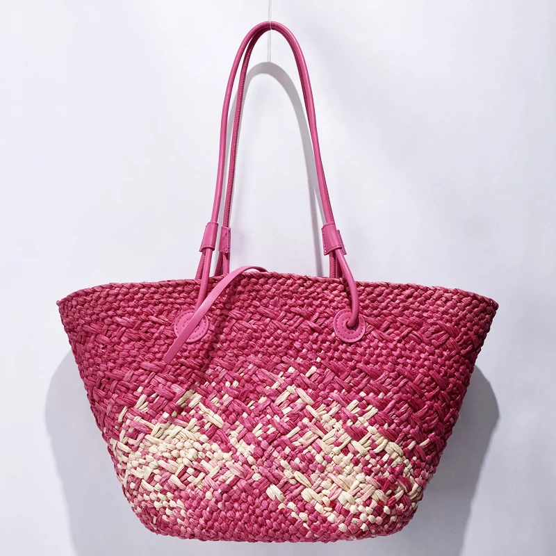National Beach Straw Bags For Women Luxury Designer Handbag And Purse 2025 New In Papyrus Woven Large Capacity Underarm Shoulder
National Beach Straw Bags For Women Luxury Designer Handbag And Purse 2025 New In Papyrus Woven Large Capacity Underarm Shoulder
