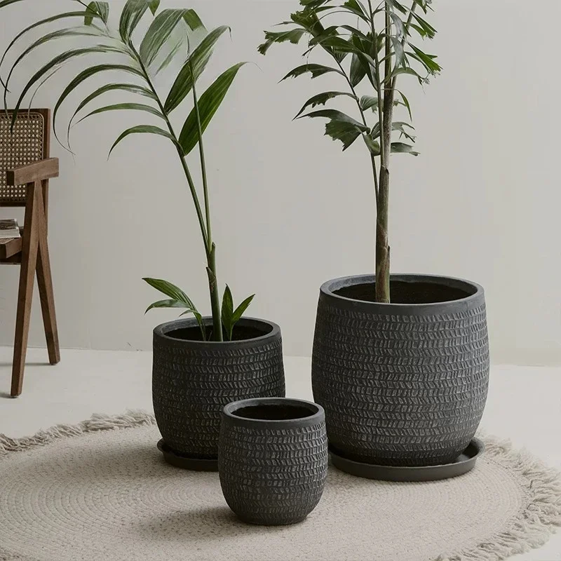 CL gray retro round simple imitation leaf tree creative bird of paradise special happiness tree flower pot
CL gray retro round simple imitation leaf tree creative bird of paradise special happiness tree flower pot