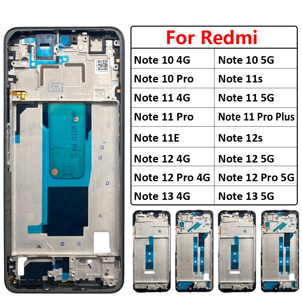 Новинка для Xiaomi Redmi Note 10 10s 11 11s 11E 12 12s 13 Pro Plus 4G 5G, передняя рамка ЖК-экрана, рамка, держатель, ремонтные детали
Новинка для Xiaomi Redmi Note 10 10s 11 11s 11E 12 12s 13 Pro Plus 4G 5G, передняя рамка ЖК-экрана, рамка, держатель, ремонтные детали