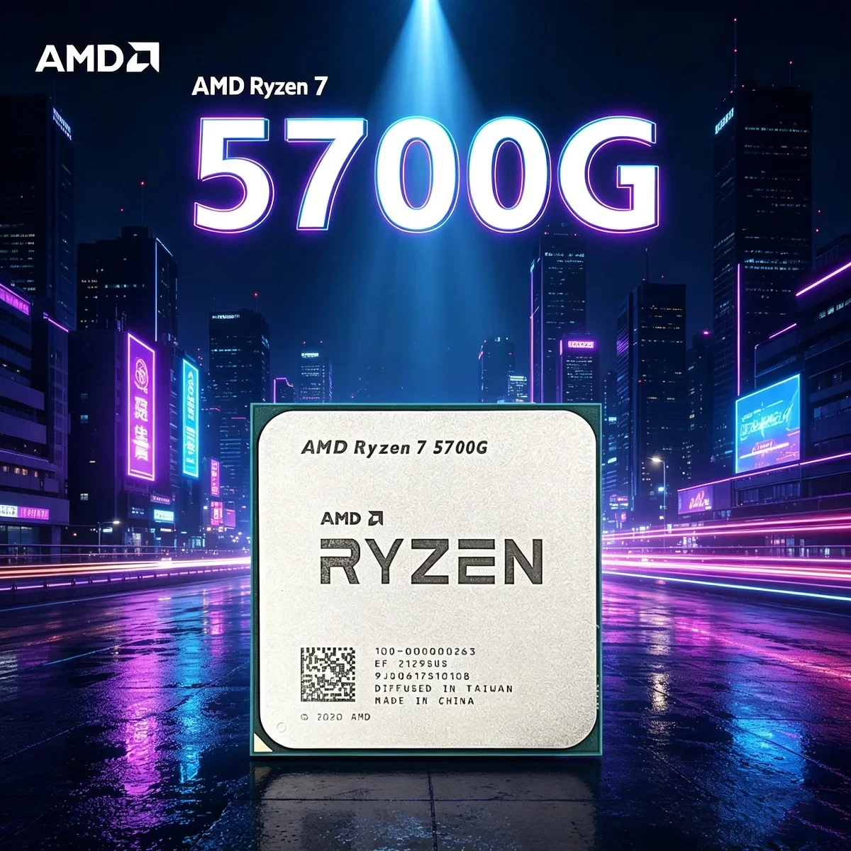 AMD Ryzen 7 5700G Gaming Processor R7 5700G 3.8GHz 8-Core 16-Thread Socket AM4 16MB L3 Cache DDR4 65W No Fan
AMD Ryzen 7 5700G Gaming Processor R7 5700G 3.8GHz 8-Core 16-Thread Socket AM4 16MB L3 Cache DDR4 65W No Fan