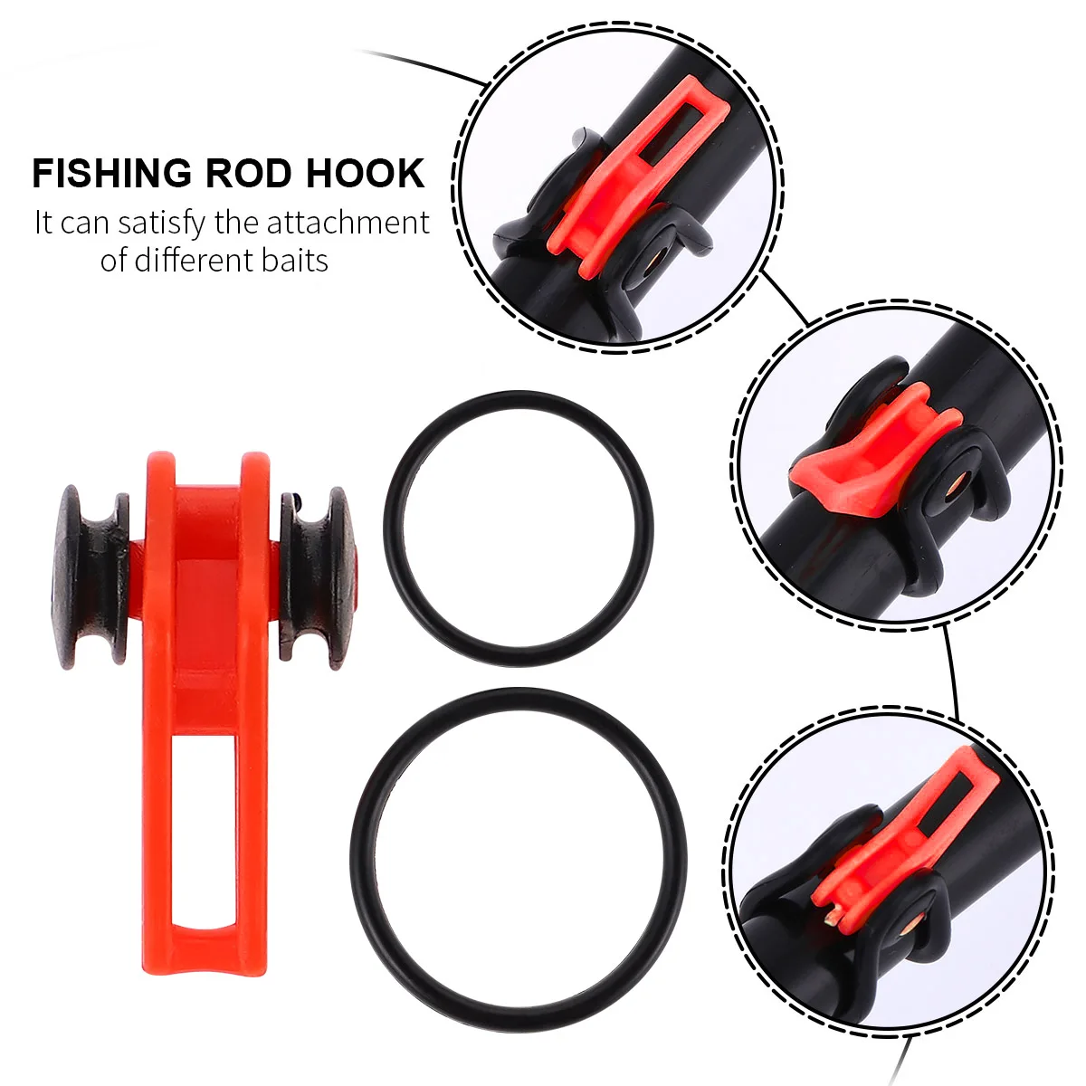 Fishing Hooks Bait Fixed Hook Small Colorful Durable Plastic Rubber Long Time Use Easy Install Outdoor Fishing Tools
Fishing Hooks Bait Fixed Hook Small Colorful Durable Plastic Rubber Long Time Use Easy Install Outdoor Fishing Tools