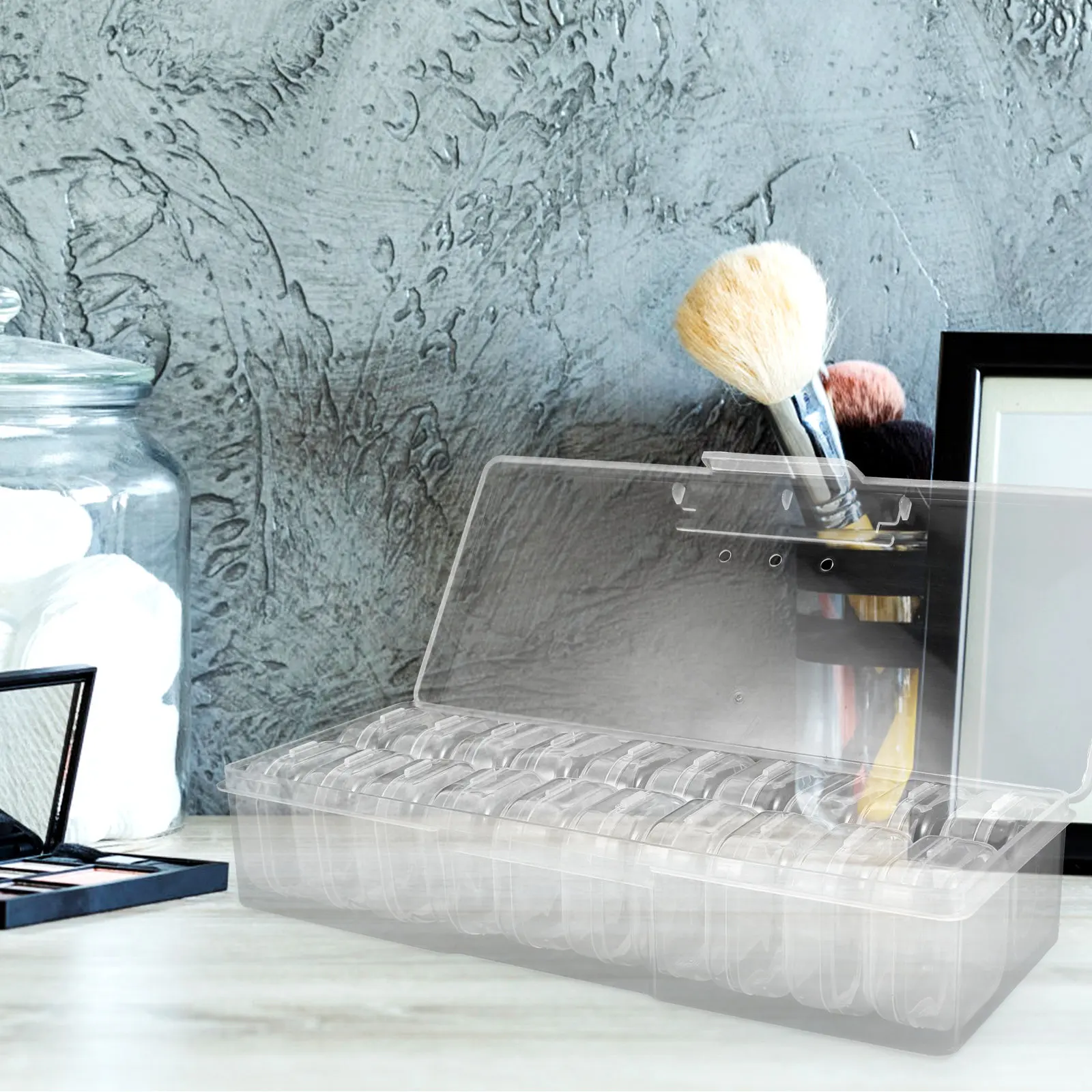 1Set Mini Plastic Storage Box Clear Small Organizer Box with Lid for Earrings Rings Beads Rhinestones Ear Backs Jewelry Medicine
1Set Mini Plastic Storage Box Clear Small Organizer Box with Lid for Earrings Rings Beads Rhinestones Ear Backs Jewelry Medicine