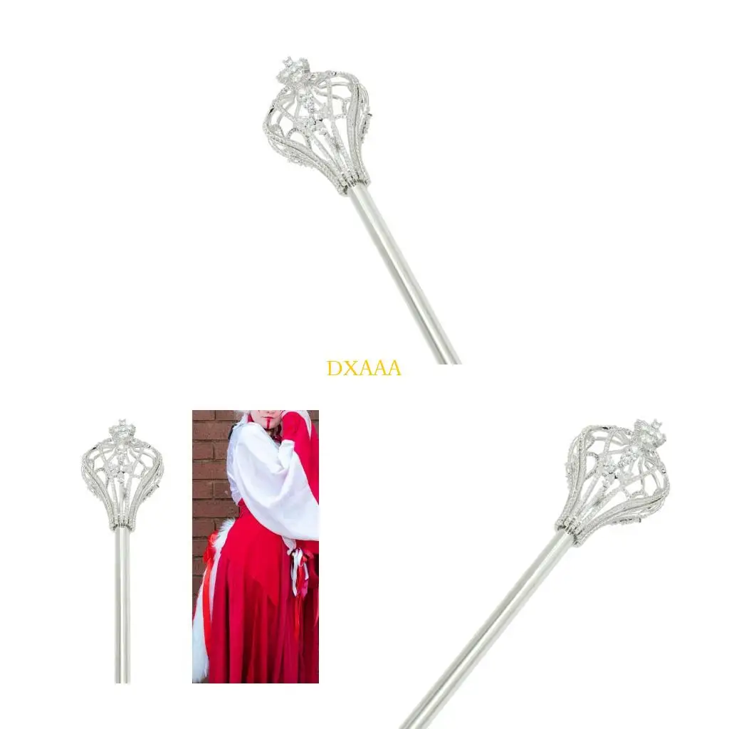 DXAA Crystal Crown Scepter Handheld Accessory For Beauty Contests Cosplay Royal Theme Parties
DXAA Crystal Crown Scepter Handheld Accessory For Beauty Contests Cosplay Royal Theme Parties
