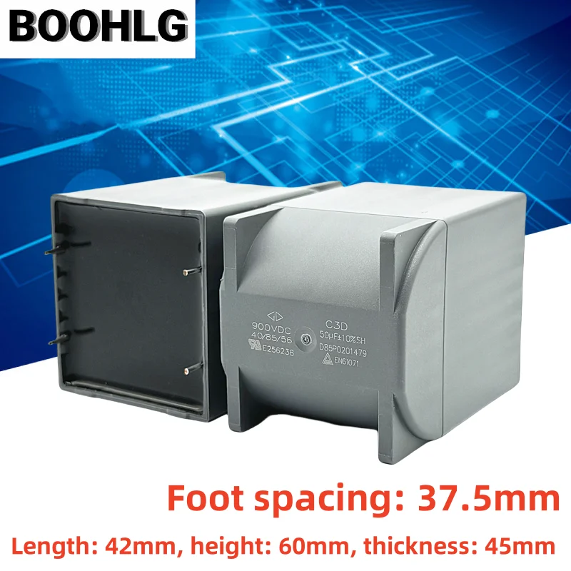 2PCS 50uF 900VDC C3D Original 900V 50UF D3D1X506KF0A380 DC-Link DC filter capacitor
2PCS 50uF 900VDC C3D Original 900V 50UF D3D1X506KF0A380 DC-Link DC filter capacitor