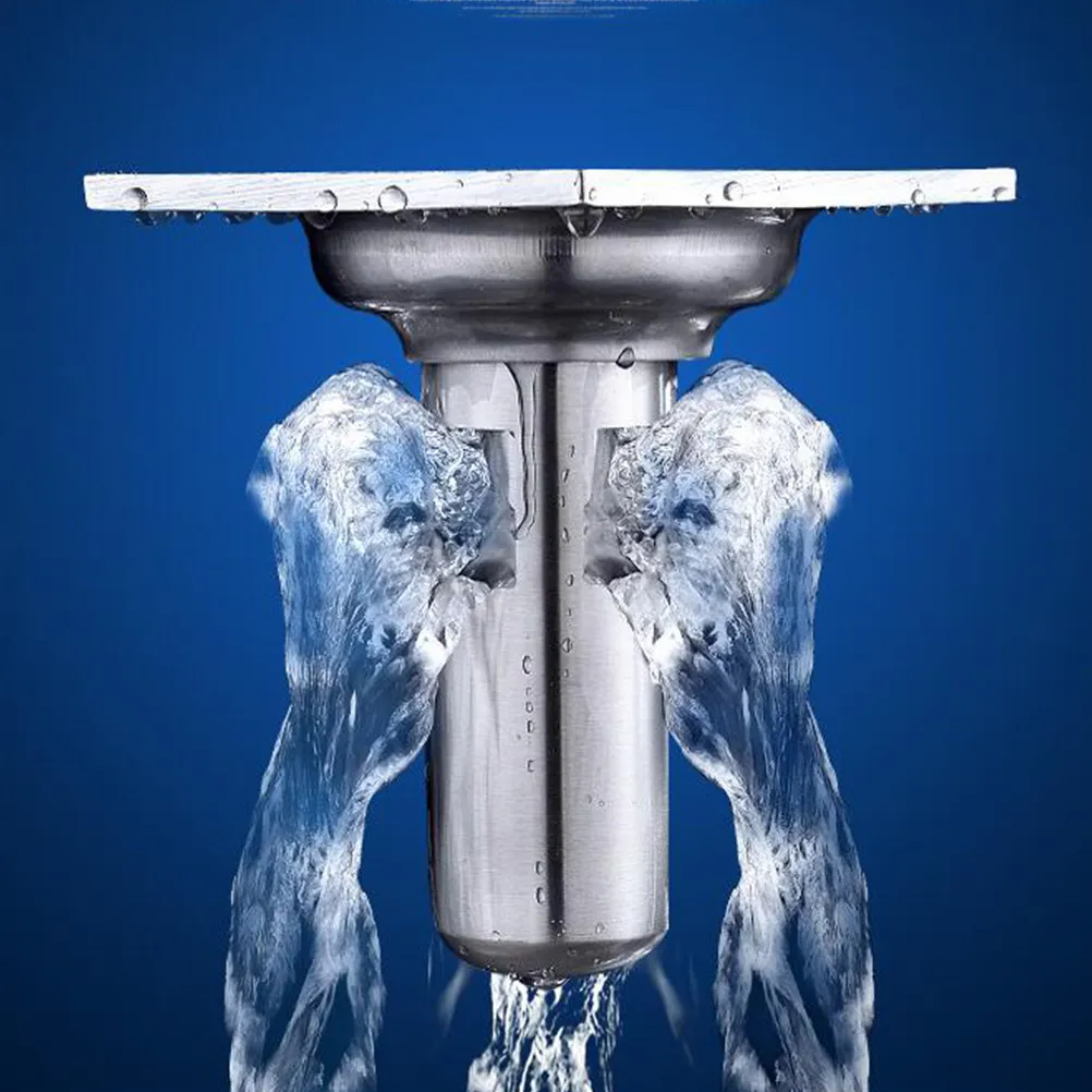 U Shaped Stainless Steel Floor Drain Deodorant Floor Drain 3.8x10.5cm for Bathroom Kitchen Toilet Lavatory Sealed Ring Strainer
U Shaped Stainless Steel Floor Drain Deodorant Floor Drain 3.8x10.5cm for Bathroom Kitchen Toilet Lavatory Sealed Ring Strainer