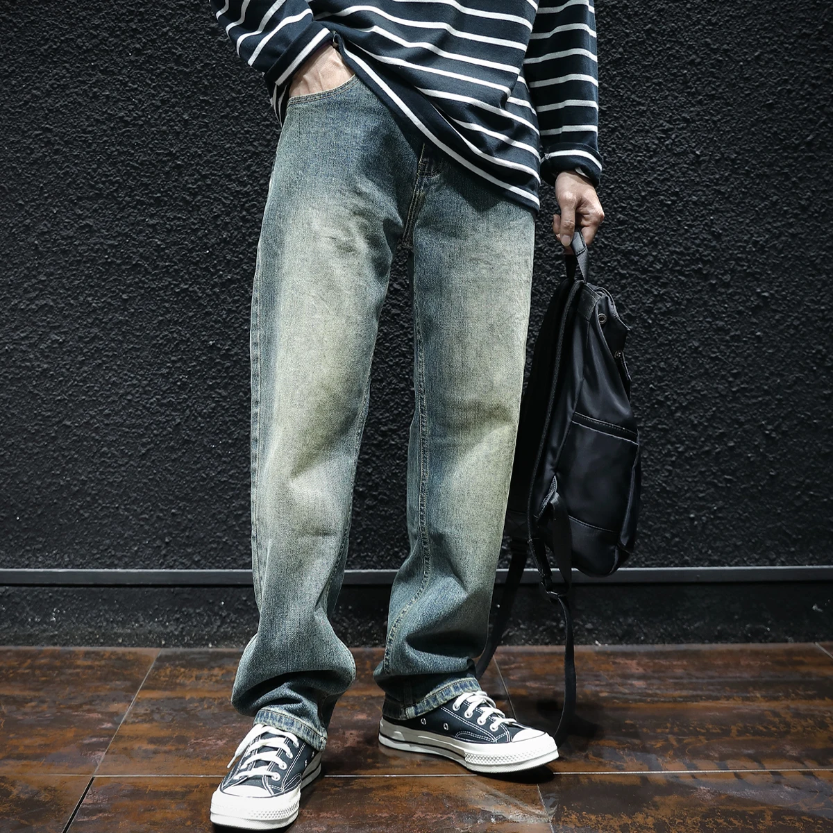 Retro American Denim Jeans Men Loose Large Size Washed Straight Leg Cleanfit Casual Long Trousers Trendy Cotton Polyester Blend
Retro American Denim Jeans Men Loose Large Size Washed Straight Leg Cleanfit Casual Long Trousers Trendy Cotton Polyester Blend