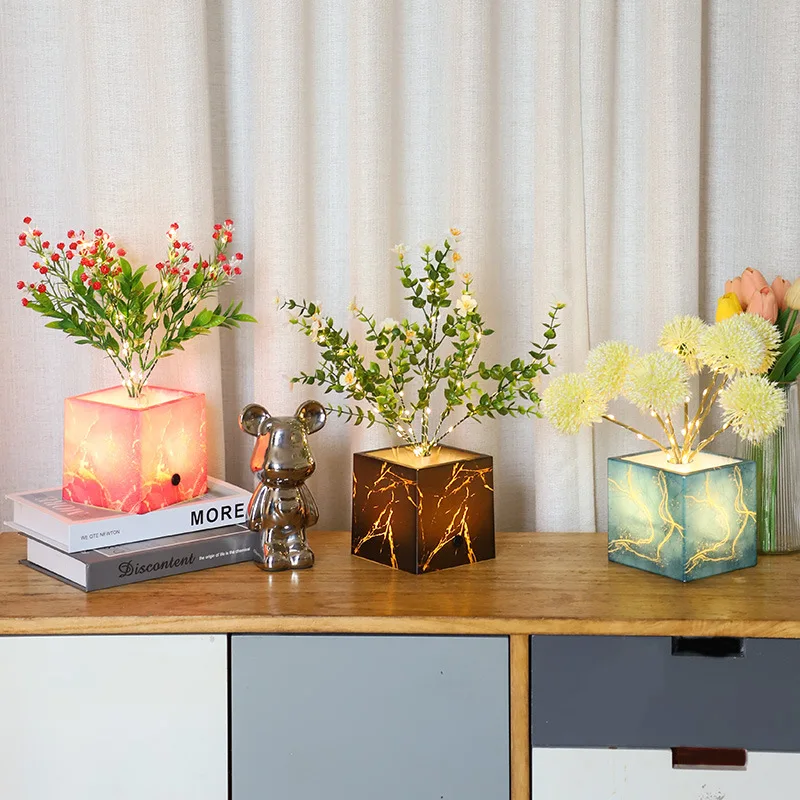 Artificial Flower Night Light USB Battery Fake Bonsai Flower Desktop Bedroom Living Room Festival Party Wedding Birthday Decor
Artificial Flower Night Light USB Battery Fake Bonsai Flower Desktop Bedroom Living Room Festival Party Wedding Birthday Decor