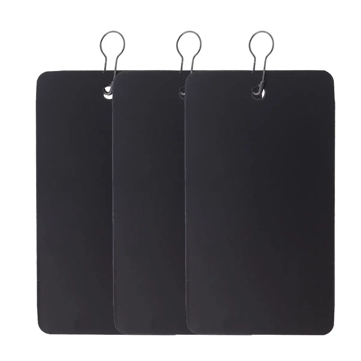 200 Pcs Black Plastic Hanging Tags PVC ID Holder Waterproof Lanyard Pins for Conferences Exhibitions Events Office Work
200 Pcs Black Plastic Hanging Tags PVC ID Holder Waterproof Lanyard Pins for Conferences Exhibitions Events Office Work