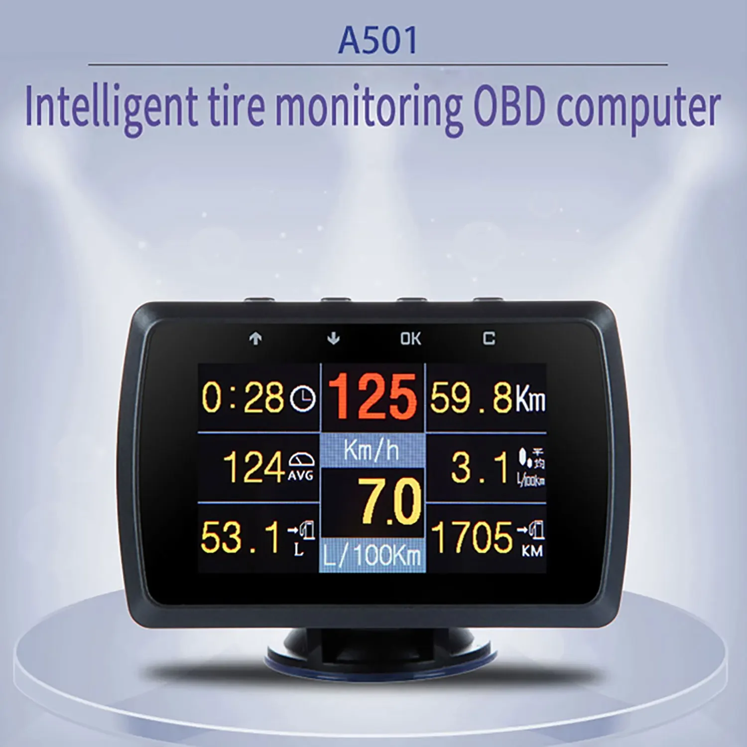 OBD Speedometer Car AccessoriesA501 OBD HUD Head Up Display Universal Instrument High-definition Car Intelligent
OBD Speedometer Car AccessoriesA501 OBD HUD Head Up Display Universal Instrument High-definition Car Intelligent