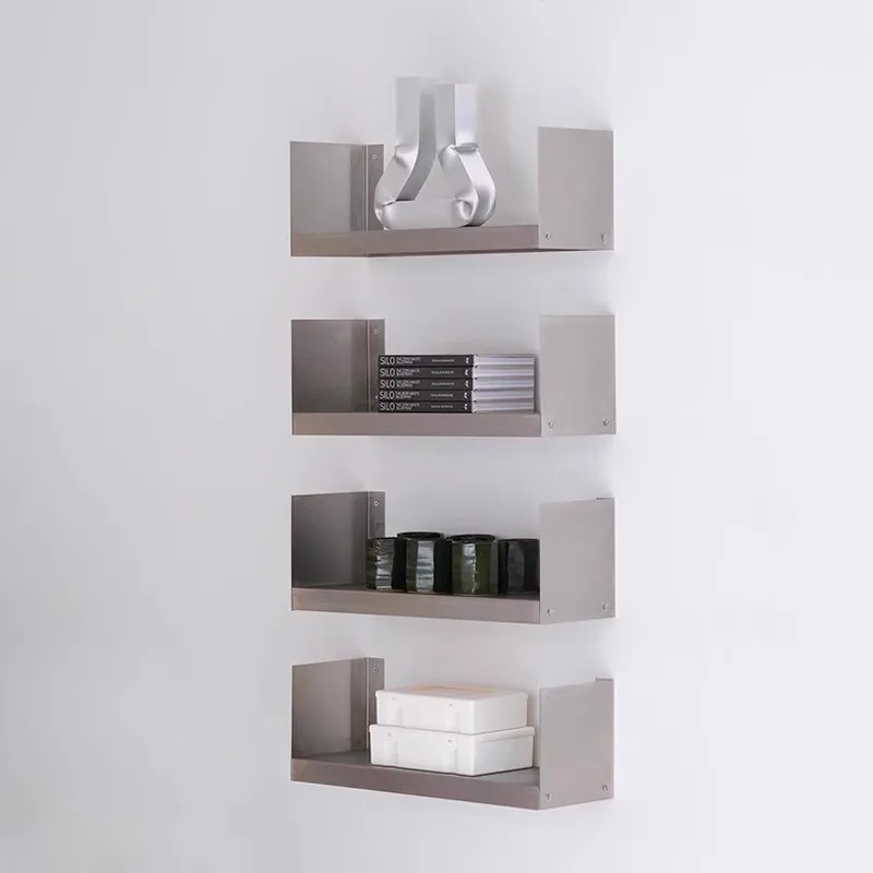 Creative Home Art Decoration Wall-Mounted Display Stand Light Luxury Style Bookshelf Stainless Steel Storage Rack Size40x15x15cm
Creative Home Art Decoration Wall-Mounted Display Stand Light Luxury Style Bookshelf Stainless Steel Storage Rack Size40x15x15cm
