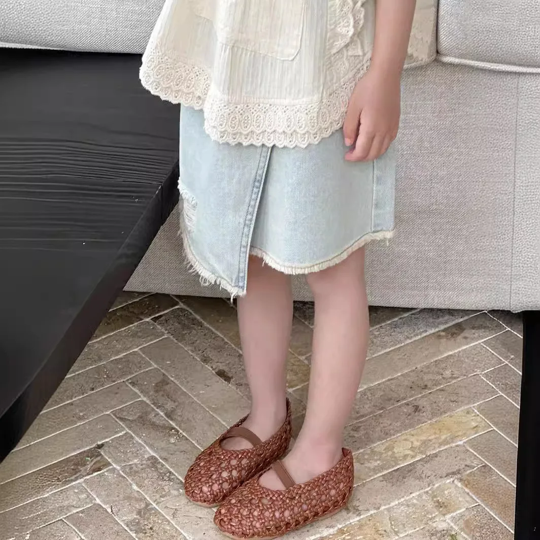 Girl Skirts Cotton Girls Spring and Summer New Korean Style Children Denim Skirt Baby Fashion Irregular Skirts Girl Jean Skirts
Girl Skirts Cotton Girls Spring and Summer New Korean Style Children Denim Skirt Baby Fashion Irregular Skirts Girl Jean Skirts