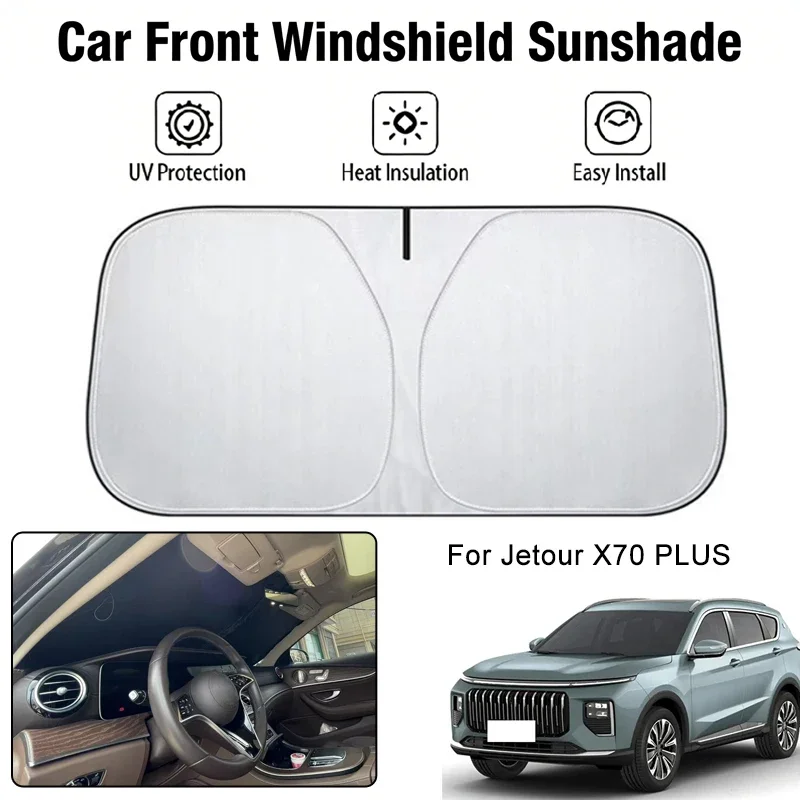 Foldable Car Windshield Sun Shade UV Block Heat Insulation For Jetour X70 PLUS Interior Protection Accessories
Foldable Car Windshield Sun Shade UV Block Heat Insulation For Jetour X70 PLUS Interior Protection Accessories