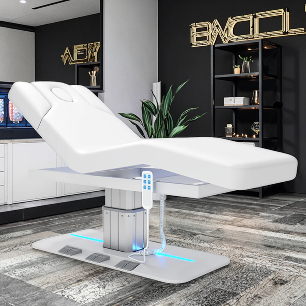 Luxury Modern Design Electric Facial Massage Tables Portable Adjustable Foldable Beauty Beds for Therapy Hotel School Treatment
Luxury Modern Design Electric Facial Massage Tables Portable Adjustable Foldable Beauty Beds for Therapy Hotel School Treatment