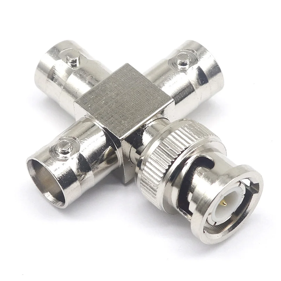 One centimeter three female BNC-JKKK RF oscilloscope adapter made of BNC female copper
One centimeter three female BNC-JKKK RF oscilloscope adapter made of BNC female copper