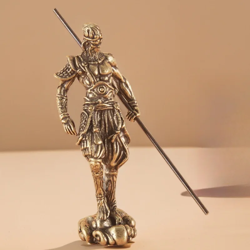 Brass Hellfire Sun Wukong Desktop Ornament Craftwork Great Sage Equal to Heaven Brass Ornament Fighting Defeating Buddha Hand Or
Brass Hellfire Sun Wukong Desktop Ornament Craftwork Great Sage Equal to Heaven Brass Ornament Fighting Defeating Buddha Hand Or