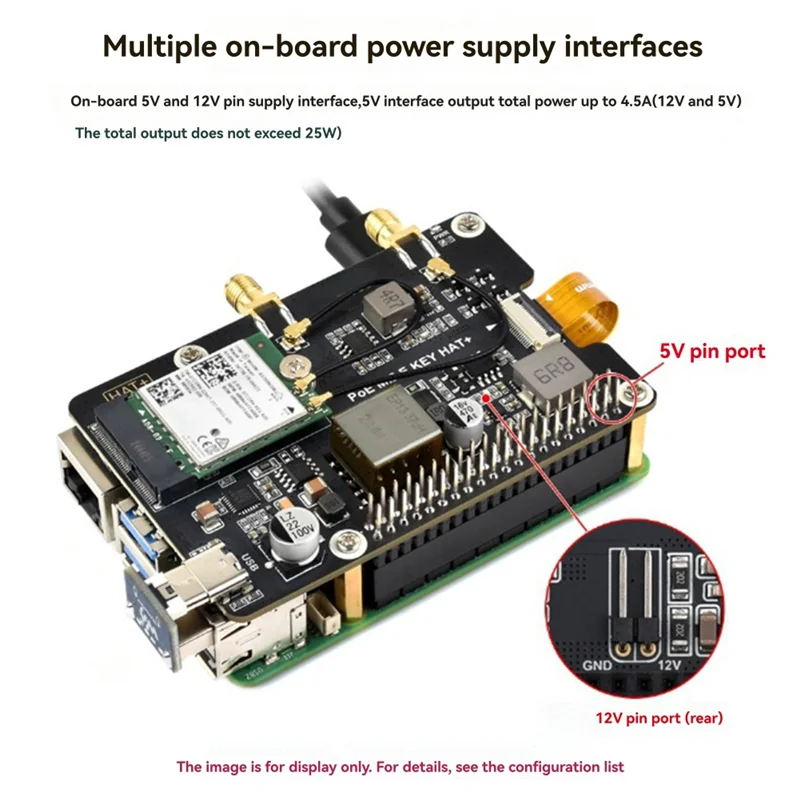 Latest Pcie To M.2 E KEY Adapter With Poe Function For Raspberry Pi 5 Compatible With NGFF (M.2 E Key) Wireless NIC
Latest Pcie To M.2 E KEY Adapter With Poe Function For Raspberry Pi 5 Compatible With NGFF (M.2 E Key) Wireless NIC