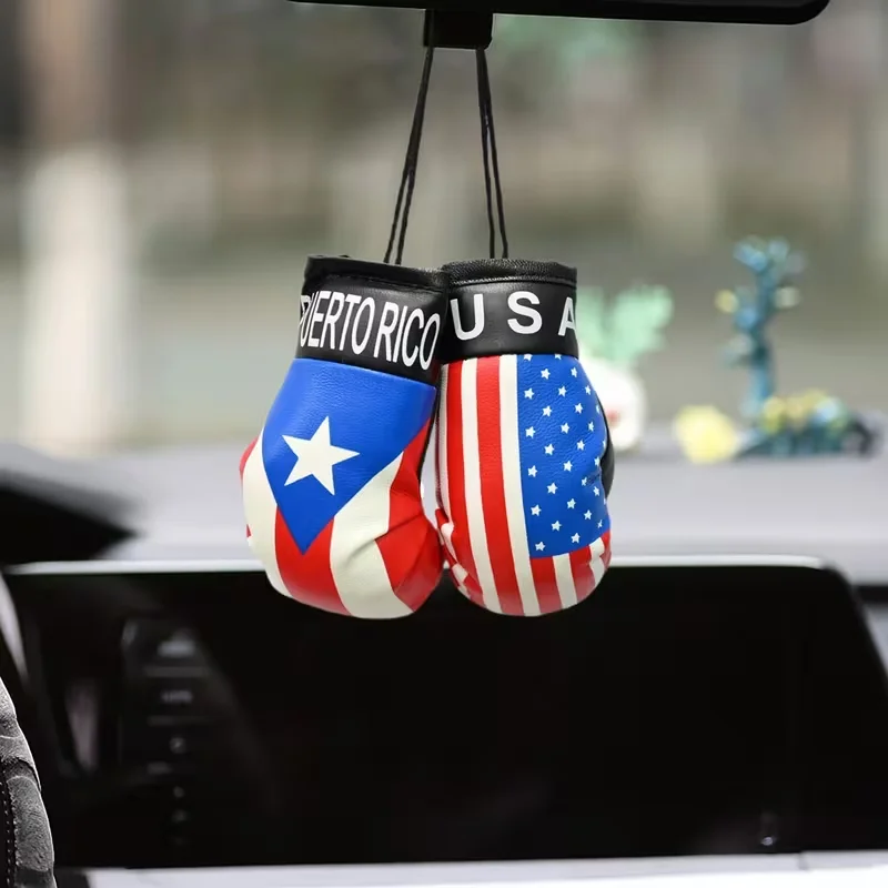 USA & Puerto Rico PU Mini Boxing Glove Car Interior Pendant Enhance Sporty Vibe Charm for Backpack Showcase Individua
USA & Puerto Rico PU Mini Boxing Glove Car Interior Pendant Enhance Sporty Vibe Charm for Backpack Showcase Individua