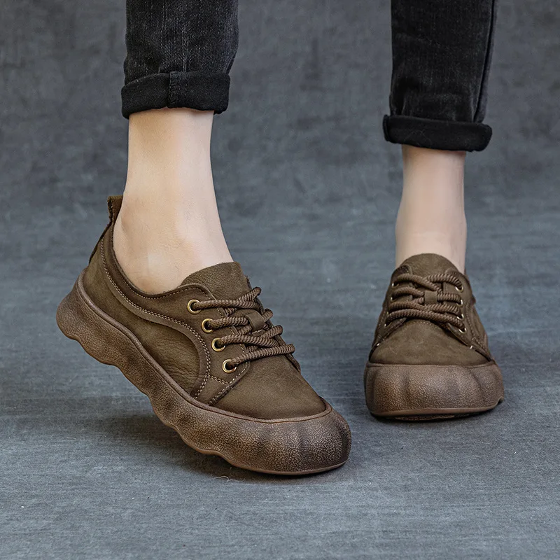 ZXRYXGS Top Cowhide Round Toe Comfortable Flat Shoes Casual Sneakers 2026 New Fashion Real Leather Shoes Women's Travel Shoes
ZXRYXGS Top Cowhide Round Toe Comfortable Flat Shoes Casual Sneakers 2026 New Fashion Real Leather Shoes Women's Travel Shoes
