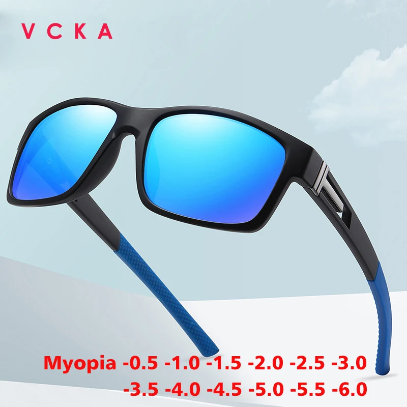Мужские и женские очки для близорукости VCKA TR90, поляризационные солнцезащитные очки UV400, спортивные очки с диоптриями от-0,5 до-6,0
Мужские и женские очки для близорукости VCKA TR90, поляризационные солнцезащитные очки UV400, спортивные очки с диоптриями от-0,5 до-6,0