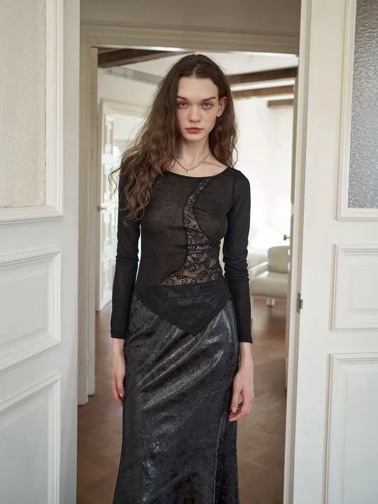 Женский трикотажный топ Water Bear Original Design с круглым вырезом, узором River Patchwork, облегающий крой, из ткани Lenzing
Женский трикотажный топ Water Bear Original Design с круглым вырезом, узором River Patchwork, облегающий крой, из ткани Lenzing