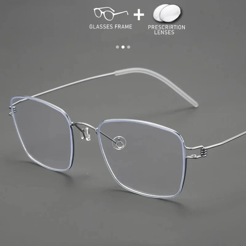 2g Men's Rimless Glasses Prescription Lenses Myopia Progressive Eyewear Photochromic Glasses Titanium 1.61MR-8 1.67 Recipe
2g Men's Rimless Glasses Prescription Lenses Myopia Progressive Eyewear Photochromic Glasses Titanium 1.61MR-8 1.67 Recipe