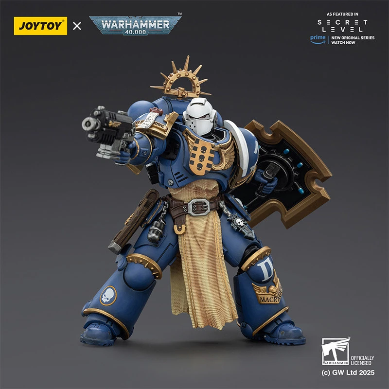 JOYTOY Warhammer 40000/40k Ultramarines Levantus with Power Sword, Stormshield and Bolt Pistol Action Figure Doll Model Gift
JOYTOY Warhammer 40000/40k Ultramarines Levantus with Power Sword, Stormshield and Bolt Pistol Action Figure Doll Model Gift
