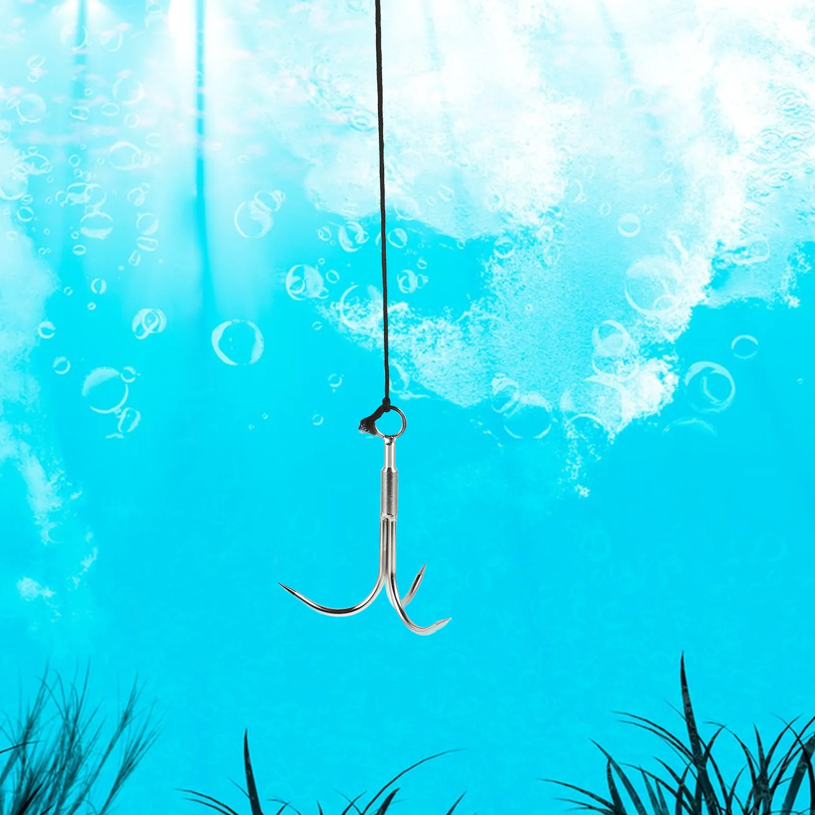 Three Water Grass Stainless Steel Hook for Fishing Outdoor Climbing Grappling Launcher Anchoring Tool Long Distance
Three Water Grass Stainless Steel Hook for Fishing Outdoor Climbing Grappling Launcher Anchoring Tool Long Distance