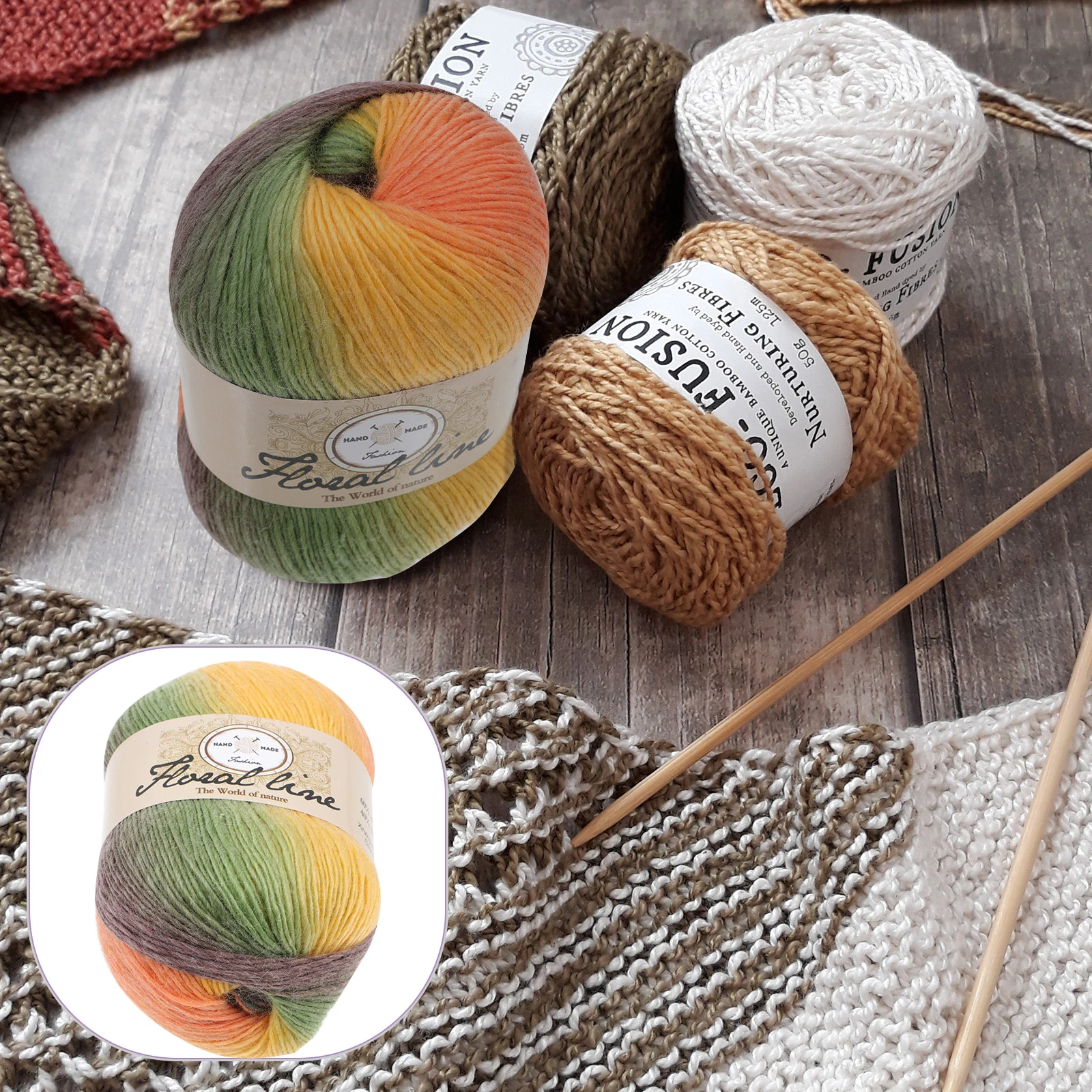 Woolen Thread Crochet Knitting Yarn for Crocheting Sweater to Weave
Woolen Thread Crochet Knitting Yarn for Crocheting Sweater to Weave