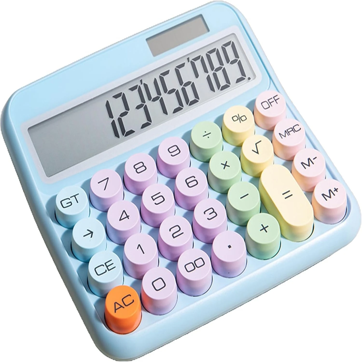Typewriter Calculator, Big Button Calculator for Daily and Office, 12 Digit Display Vintage Style Cute Calculator Solar Battery
Typewriter Calculator, Big Button Calculator for Daily and Office, 12 Digit Display Vintage Style Cute Calculator Solar Battery