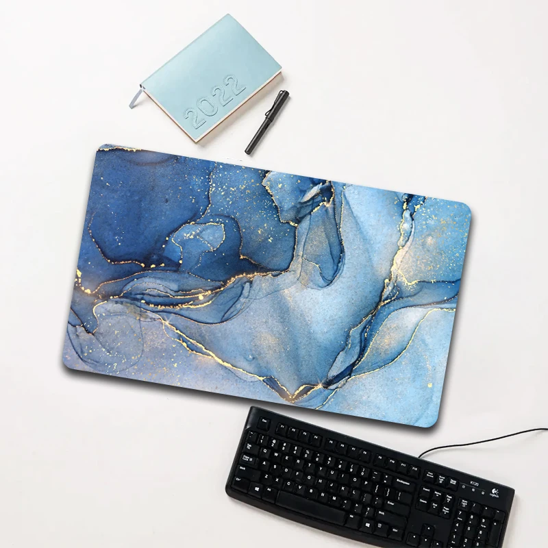 Blue Gold Marble Mouse Pad Large Non-slip Waterproof Desk Mat for Computer Laptop
Blue Gold Marble Mouse Pad Large Non-slip Waterproof Desk Mat for Computer Laptop