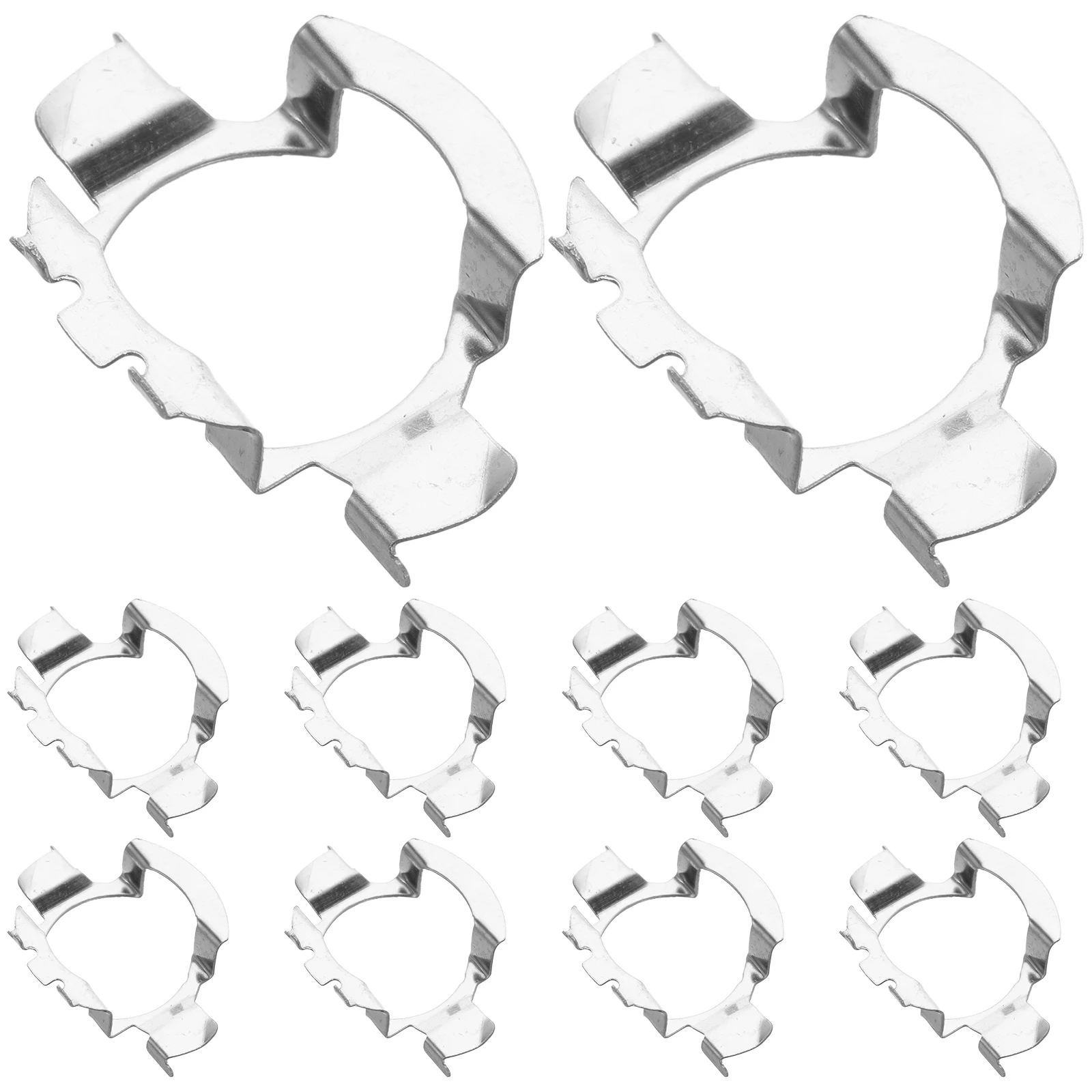 10pcs Headlight Base Car Bulb Retainer Headlight Socket Metal Bracket Socket Adapter Mount Support Stable Installation
10pcs Headlight Base Car Bulb Retainer Headlight Socket Metal Bracket Socket Adapter Mount Support Stable Installation