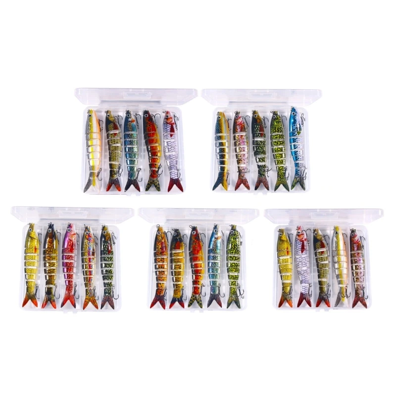 5Pcs Artificial Fishing Lures Swimbait Wobblers Multiple Sections Fishing Lures Saltwater Fishing Lures Baits Wobblers R66E
5Pcs Artificial Fishing Lures Swimbait Wobblers Multiple Sections Fishing Lures Saltwater Fishing Lures Baits Wobblers R66E