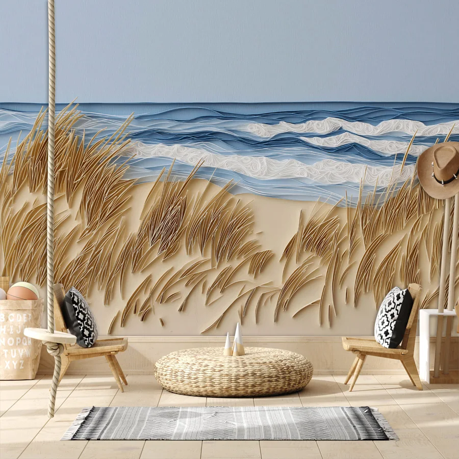 18+ Nature Beach Waves Dunes Grass Serene Painting Mural, Self Adhesive Optional,Wallpaper for Living Room Home Decor Renovation
18+ Nature Beach Waves Dunes Grass Serene Painting Mural, Self Adhesive Optional,Wallpaper for Living Room Home Decor Renovation