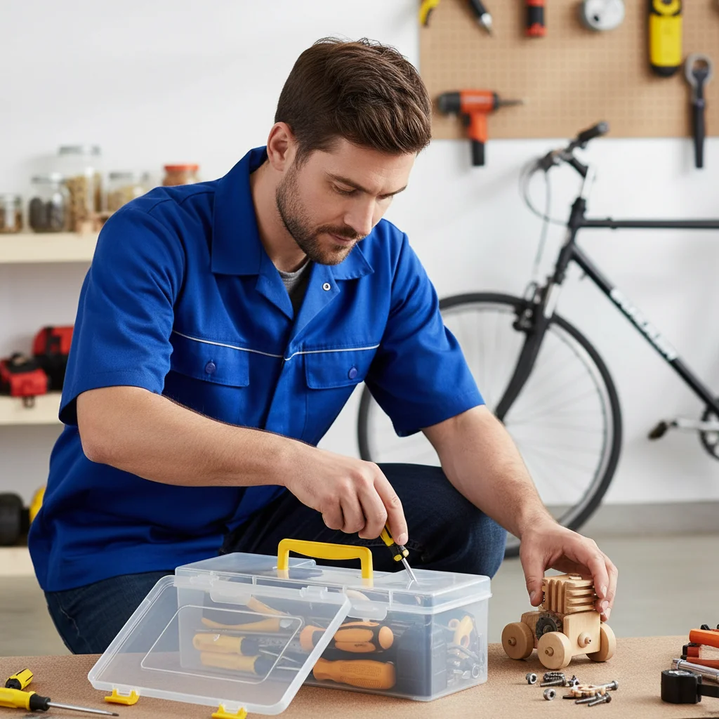 Portable Plastic Hardware Tool Box Tool Organizer Transparent Tool Storage Box Household Toolbox Parts Box
Portable Plastic Hardware Tool Box Tool Organizer Transparent Tool Storage Box Household Toolbox Parts Box
