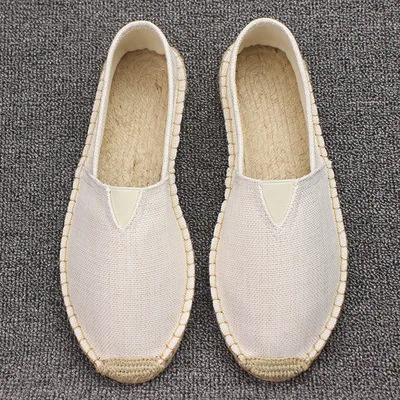 Women Sewing Flax Shoes Slip on Loafers Casual Fisherman Driving Footwear Man Espadrilles Hemp Canvas Flat Shoes Plus Size
Women Sewing Flax Shoes Slip on Loafers Casual Fisherman Driving Footwear Man Espadrilles Hemp Canvas Flat Shoes Plus Size