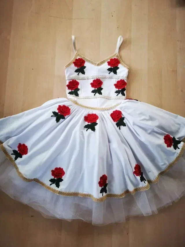 Long Professional Ballet Dance Tutu Dress For Grils Performance Competition Costumes White Awakening Flora Romantic Tutu
Long Professional Ballet Dance Tutu Dress For Grils Performance Competition Costumes White Awakening Flora Romantic Tutu