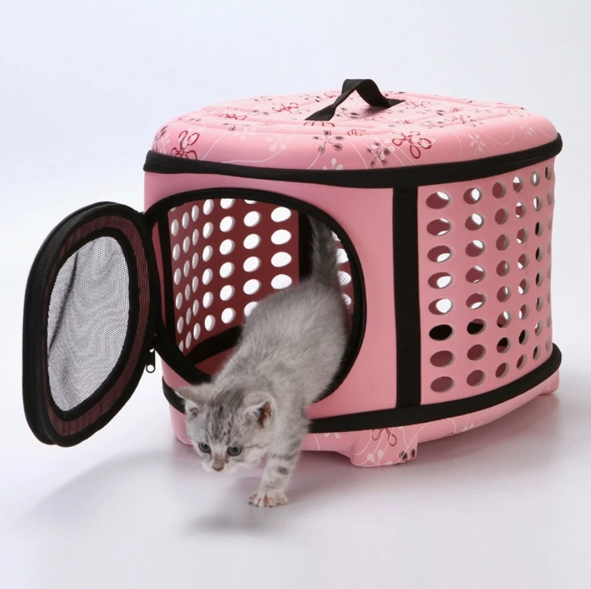 EVA Foldable Pet Carrier Crossbody Bag Portable Travel Transport Bag for Small Cat Dog Guinea Pig Hamster
EVA Foldable Pet Carrier Crossbody Bag Portable Travel Transport Bag for Small Cat Dog Guinea Pig Hamster