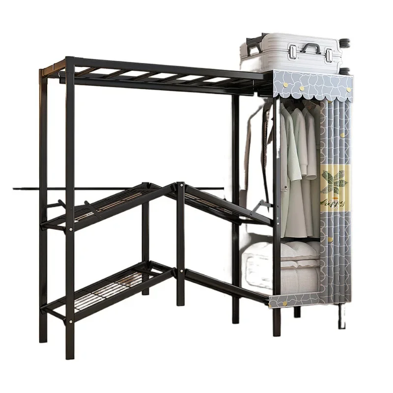 Household bedroom folding simple cloth wardrobe rental room strong and durable steel frame storage cabinet wardrobe
Household bedroom folding simple cloth wardrobe rental room strong and durable steel frame storage cabinet wardrobe
