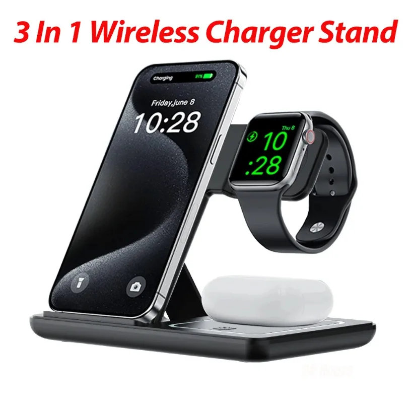 Night LED Light 3 In 1 Wireless Charger Foldable Stand For iPhone Samsung Apple Watch 2-11 SE Airpods Pro Fast Charging Station
Night LED Light 3 In 1 Wireless Charger Foldable Stand For iPhone Samsung Apple Watch 2-11 SE Airpods Pro Fast Charging Station