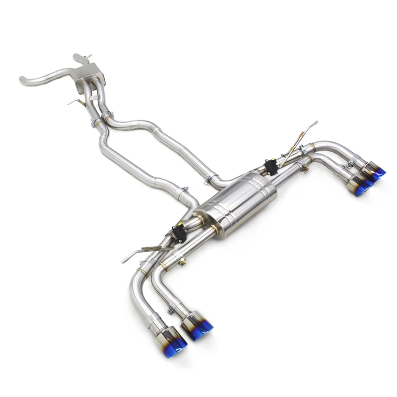 LXBY-OEM Valvetronic Exhaust Pipes for PORSCHE Cayenne TURBO S 957 4.8T 2007-2010 Stainless Steel Catback Muffler
LXBY-OEM Valvetronic Exhaust Pipes for PORSCHE Cayenne TURBO S 957 4.8T 2007-2010 Stainless Steel Catback Muffler