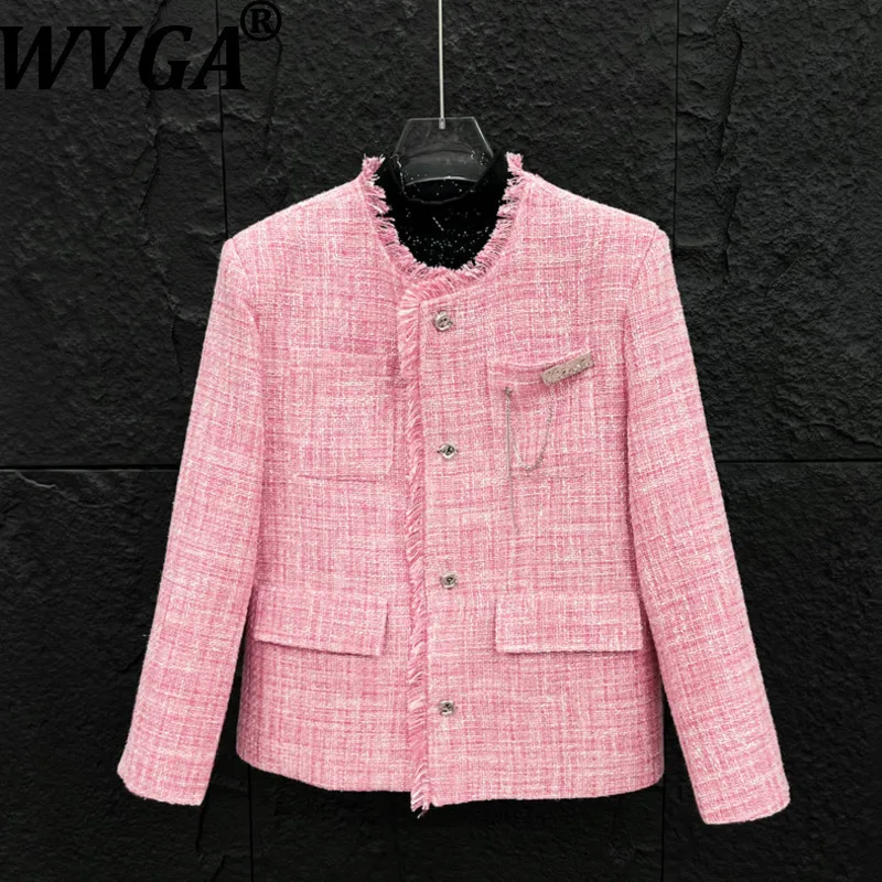 WVGA Spring Autumn New Man Tide Tassel Frayed Edge Trendy Short Coats Niche Chic Casual Padded Shoulder O-Neck Jacket Ins W12525
WVGA Spring Autumn New Man Tide Tassel Frayed Edge Trendy Short Coats Niche Chic Casual Padded Shoulder O-Neck Jacket Ins W12525