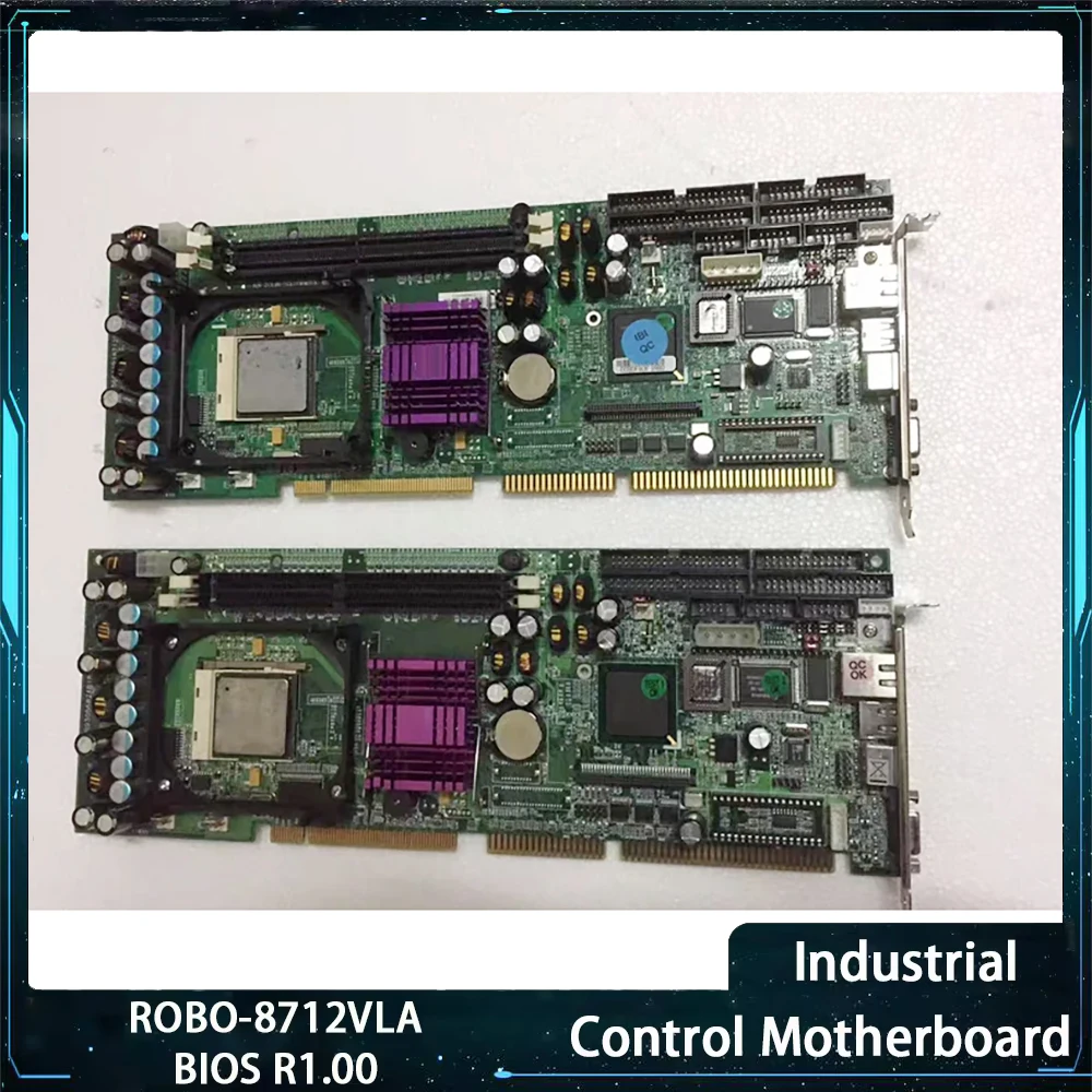 1Pcs ROBO-8712VLA BIOS R1.00 Industrial Control Motherboard