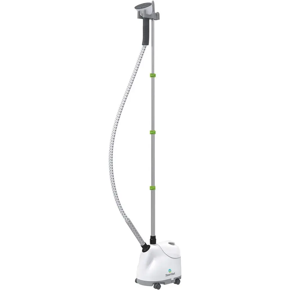 45-Second Heat Up Fabric Steamer with Pole, Brush, Clothes Hook, 40-Ounce Tank, White
45-Second Heat Up Fabric Steamer with Pole, Brush, Clothes Hook, 40-Ounce Tank, White