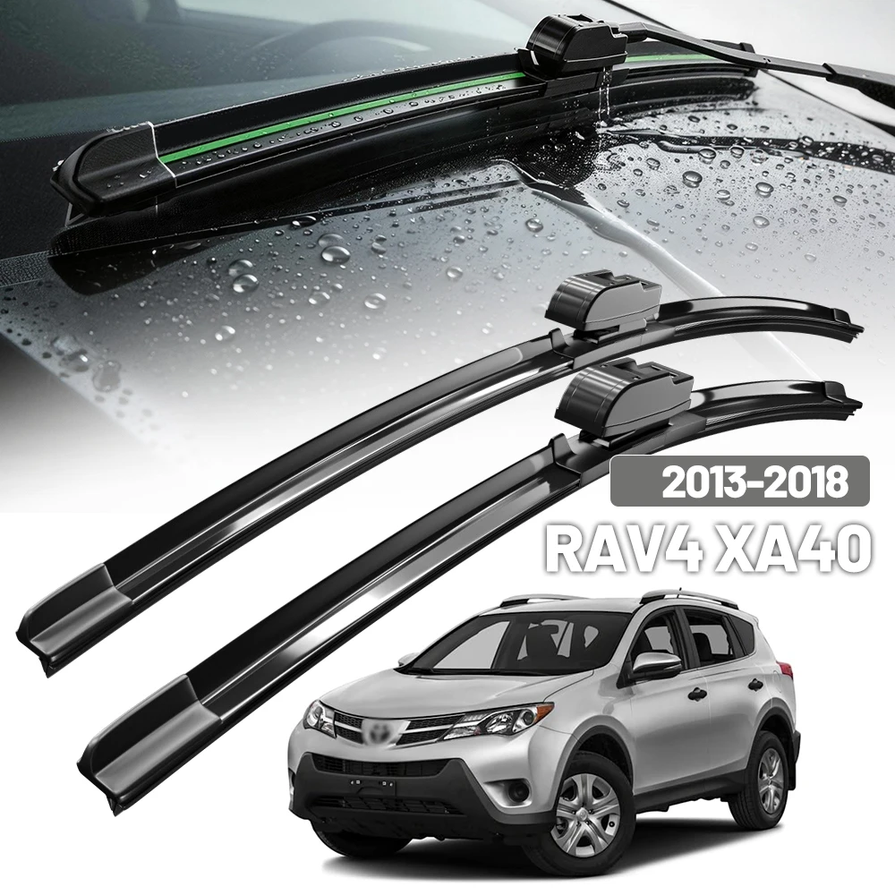 Для Toyota RAV4 XA40 2013-2018: Комплект из 2 передних дворников (щетки стеклоочистителя) 26"16" (2014, 2015, 2016, 2017) - Аксессуары
Для Toyota RAV4 XA40 2013-2018: Комплект из 2 передних дворников (щетки стеклоочистителя) 26"16" (2014, 2015, 2016, 2017) - Аксессуары