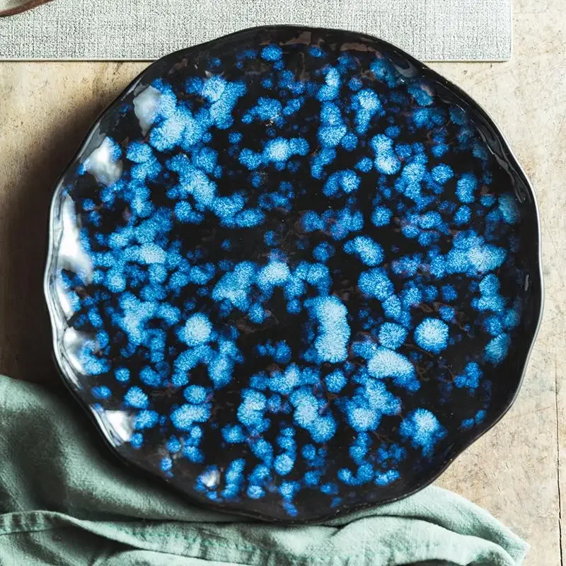 Platter Creative Restaurant plates New vintage featuring ceramic disk kitchen cutlery
Platter Creative Restaurant plates New vintage featuring ceramic disk kitchen cutlery