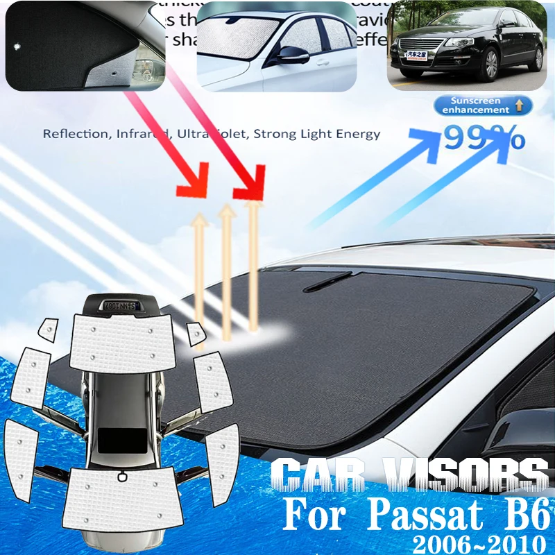For VW Volkswagen Passat 6 B6 Saloon Sedan 2006~2010 Car Front Sun Window Visor Covers Auto Sunshade Sun Visors Car Accessories
For VW Volkswagen Passat 6 B6 Saloon Sedan 2006~2010 Car Front Sun Window Visor Covers Auto Sunshade Sun Visors Car Accessories