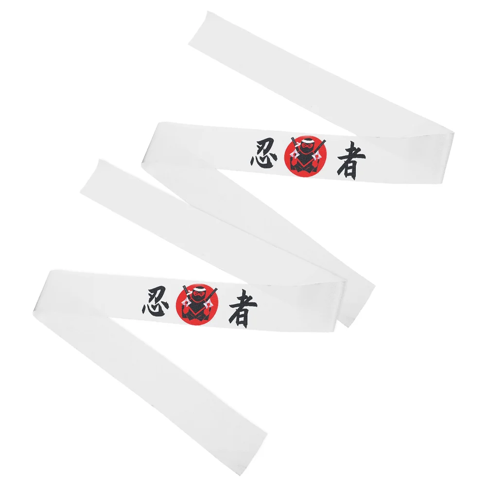 2 Pcs Ninja Print Headscarf Headband for Chef Printing Sushi Costume Men Polyester
2 Pcs Ninja Print Headscarf Headband for Chef Printing Sushi Costume Men Polyester
