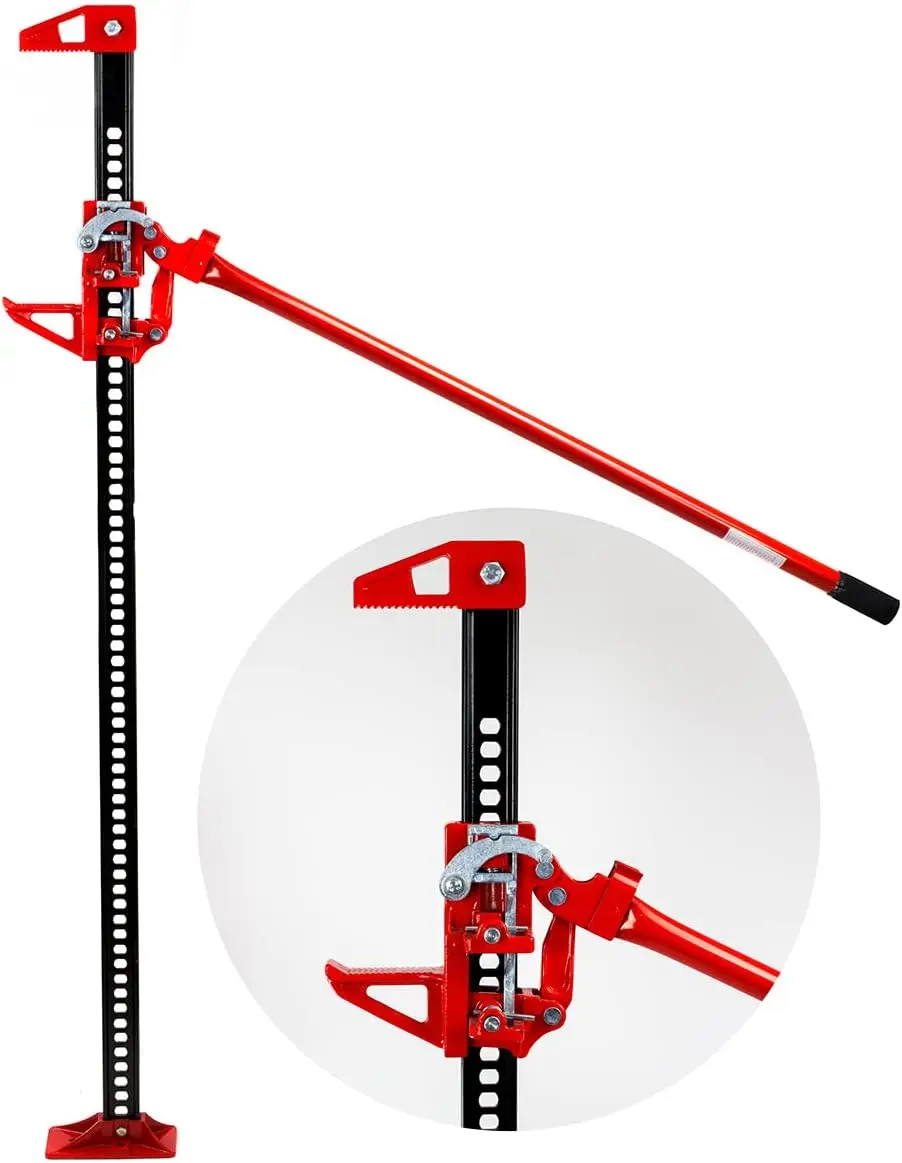 60" Farm Tractor Truck SUV Bumper Jack Ratcheting Style Off Road 3-Ton Capacity Heavy Duty Lift
60" Farm Tractor Truck SUV Bumper Jack Ratcheting Style Off Road 3-Ton Capacity Heavy Duty Lift