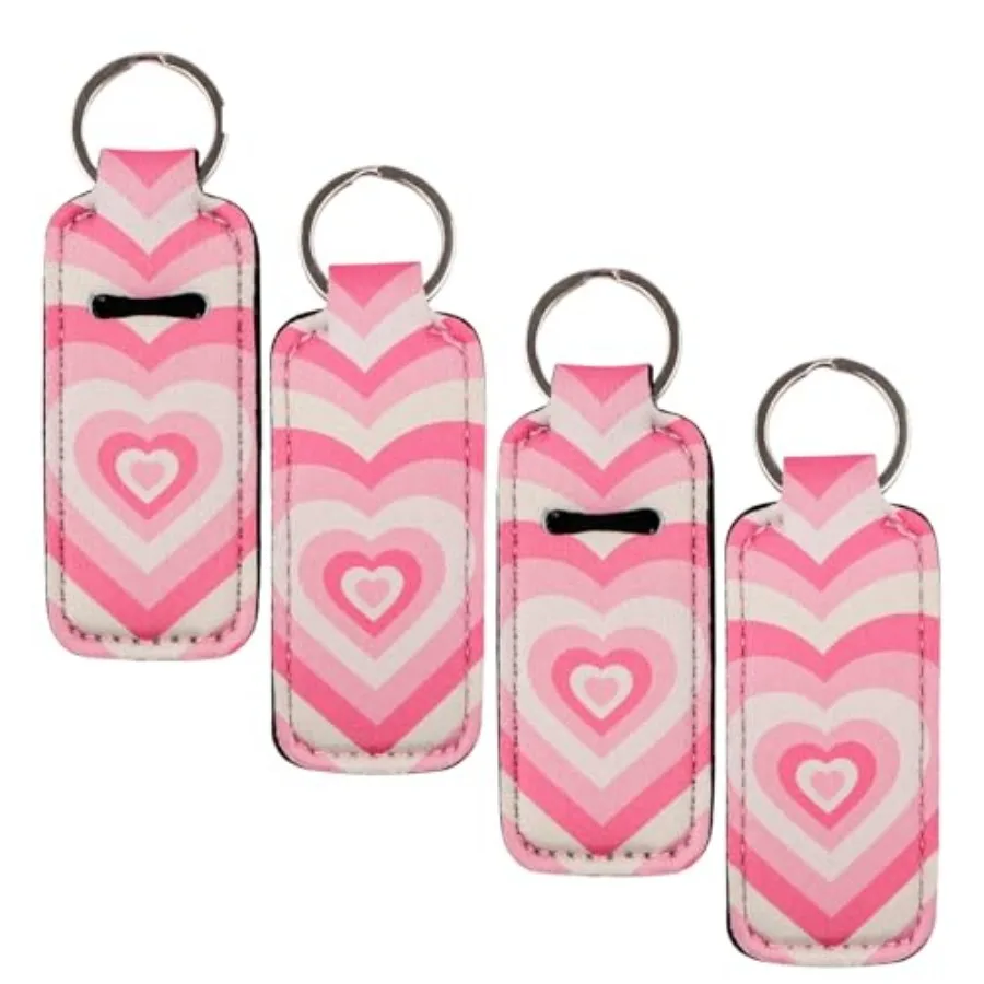 4 Pcs Lip Balm Holder Keychain for Lipstick, Elastic Fabric Lip Gloss Sleeves Holder for Women, Girls, Nurse
4 Pcs Lip Balm Holder Keychain for Lipstick, Elastic Fabric Lip Gloss Sleeves Holder for Women, Girls, Nurse